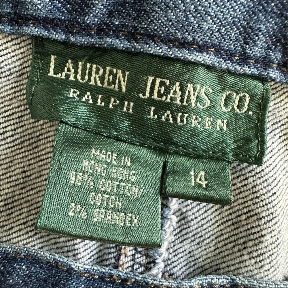 Lauren Jeans Co. Ralph Lauren High-Waist Jeans, size 14